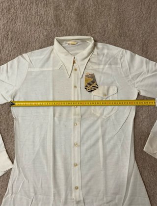 Camisa Sacrest Años 60 Blanca