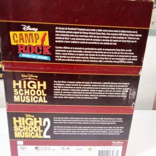 DVD High School Musical 1, 2 y Camp Rock, Ed. Esp.