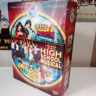 DVD High School Musical 1, 2 y Camp Rock, Ed. Esp.