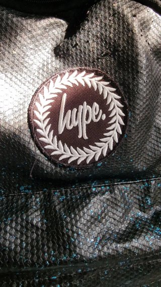 Zaino Hype nero e multicolor