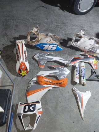 Plásticos KTM EXC 125 2015