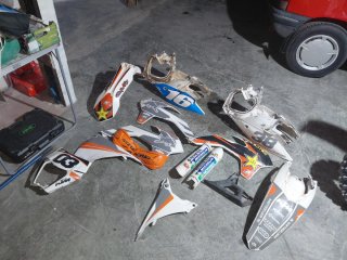 Plásticos KTM EXC 125 2015