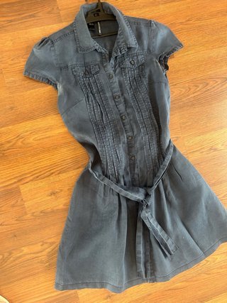 Vestido Mango Azul Talla M