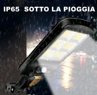 2X Faretti lampione solare 120LED Sensore Moviment