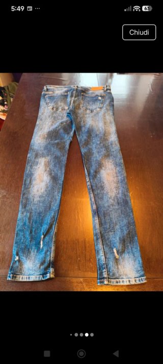 Jeans Zara donna strappati