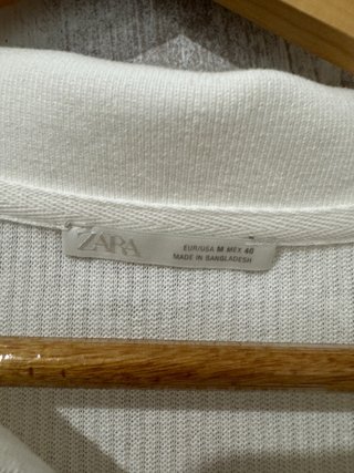 Polo de lino blanco