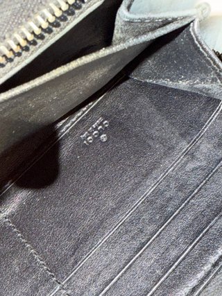 Portafoglio Gucci nero monogramma