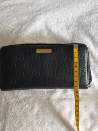 Portafoglio Gucci nero monogramma