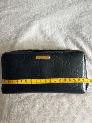 Portafoglio Gucci nero monogramma