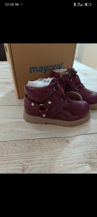 Botines charol Mayoral rojos