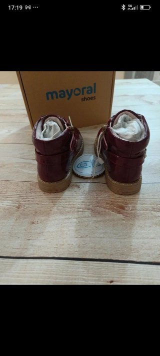 Botines charol Mayoral rojos