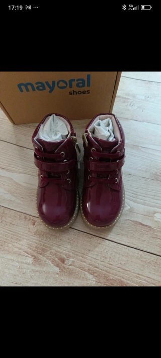 Botines charol Mayoral rojos