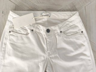 Pantalón blanco Zara tobillero