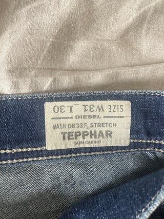 Pantalón Diesel Hombre Azul