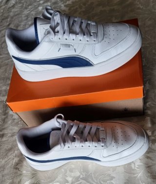 Sneakers Puma Uomo 41 Bianche Basse Lacci