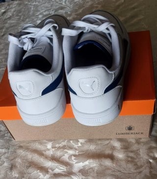 Sneakers Puma Uomo 41 Bianche Basse Lacci