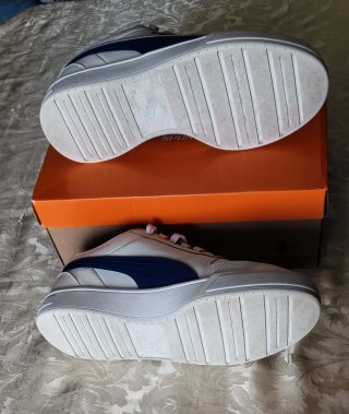 Sneakers Puma Uomo 41 Bianche Basse Lacci