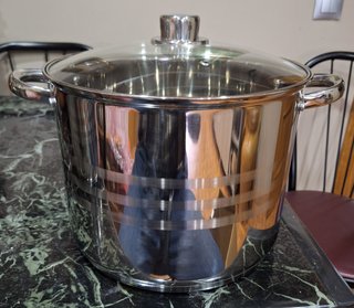 Olla Acero Inoxidable 8 Litros Nueva