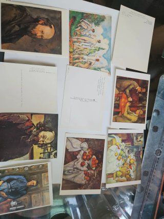 Lote 10 Postales Paul Cézanne
