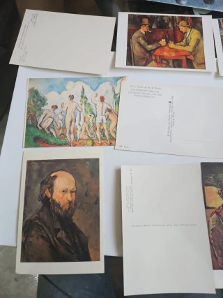 Lote 10 Postales Paul Cézanne