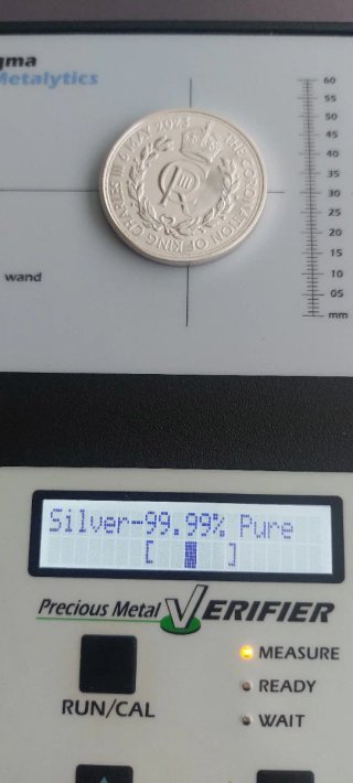 1 Onza Plata 999 Coronación Rey Carlos III 2023