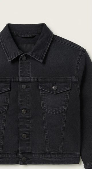 Chaqueta tejana Esprit Negra Talla M