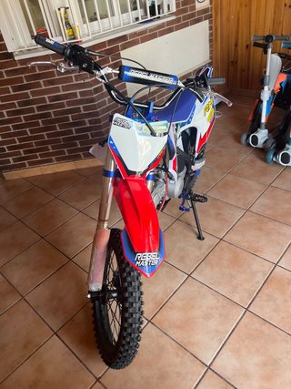 Pit Bike Rebel Master 125cc Motocross Roja y Blanc