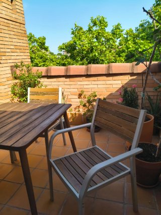 Conjunto Mesa y Sillas Exterior Teca