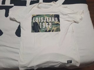 Camiseta Lois Jeans Estampada Talla M
