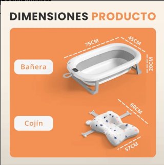 Bañera portátil para bebé