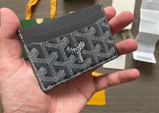Cartera Goyard Negra y Verde
