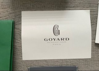 Cartera Goyard Negra y Verde
