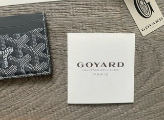 Cartera Goyard Negra y Verde