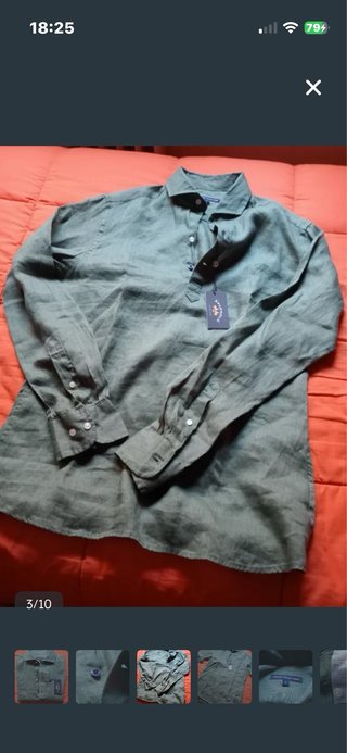 Camisa Spagnolo Talla S Verde