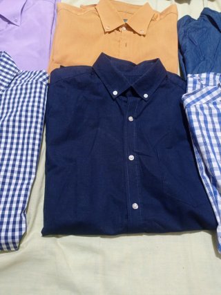 Lote 6 Camisas Manga Corta Hombre