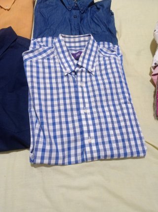 Lote 6 Camisas Manga Corta Hombre