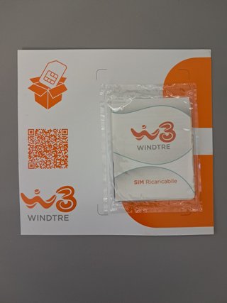SIM Windtre nuova sigillata da attivare