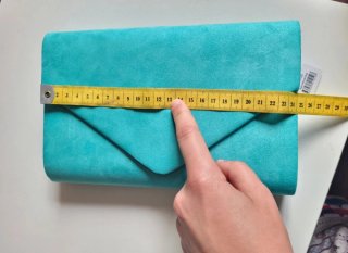 Bolso Antelina Turquesa Nuevo