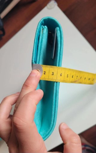 Bolso Antelina Turquesa Nuevo