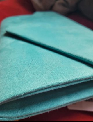 Bolso Antelina Turquesa Nuevo