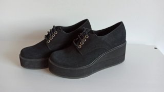 Zapatos negro plataforma