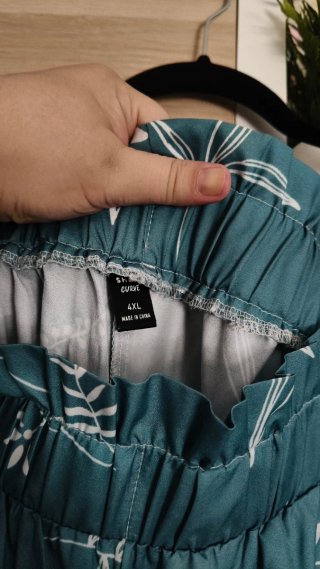 Pantalón paperbag veraniego estampado
