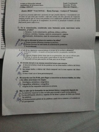 UNED, asignatura Lectoescritura
