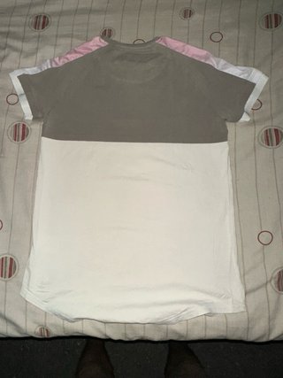Camiseta Sik Silk verde y blanca