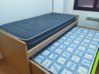 Cama nido 200x90 con cajones y colchones
