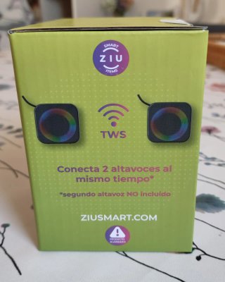 Altavoz Ziu Z-Cube Bluetooth Multicolor