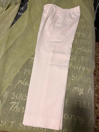 Traje de Comunión Blanco y Azul, talla 12 años