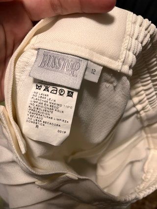 Traje de Comunión Blanco y Azul, talla 12 años