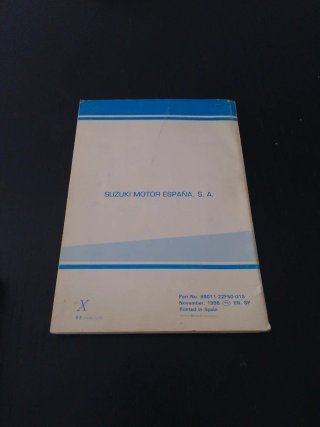 Manual Propietario Suzuki UX50W