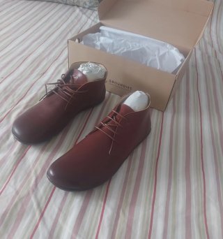 Botines de cuero barefoot Groundies milano